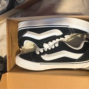 Black and White Van Sneakers